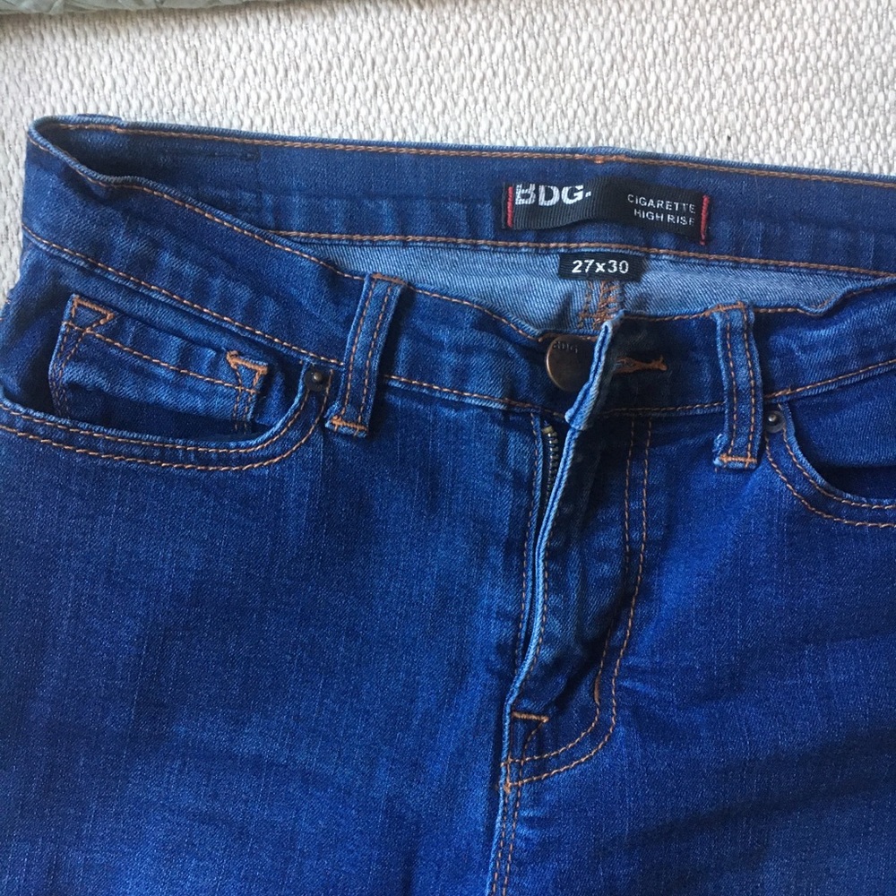 Urban Outfitters High Rise Cigarette Jeans